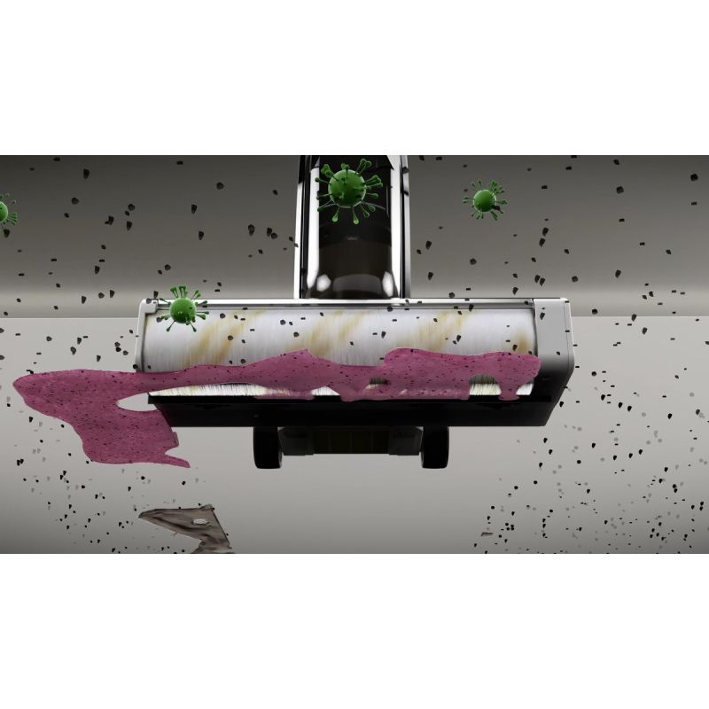 4. Kärcher FCV 4 Bateria Suchy i Mokry Bez worka 180 W Czarny, Biały