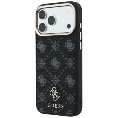 2. Etui Guess Peony 4G Small Logo MagSafe na iPhone 17 Pro / 18 Pro - czarne