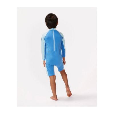 2. Lycra RIP CURL Icons Uv Brushed L/ S Suit-Boy niebieski