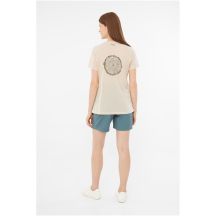 T-shirt damski VIKING Rune Lady beżowy   S