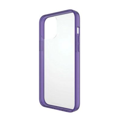 4. Etui PanzerGlass ClearCase antybakteryjne z certyfikatem Military Grade na iPhone 13 Pro Max - przezroczysto-fioletowe