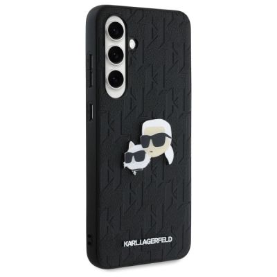 4. Karl Lagerfeld KLHCS24FEPGKLKCPK Sam S24  FE S721 czarny/black hardcase Monogram Karl&Chaoupette Head Pin