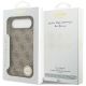 7. Etui Guess 4G Charms Collection MagSafe na iPhone Air - brązowe