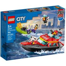 LEGO City 60373 Łódź strażacka