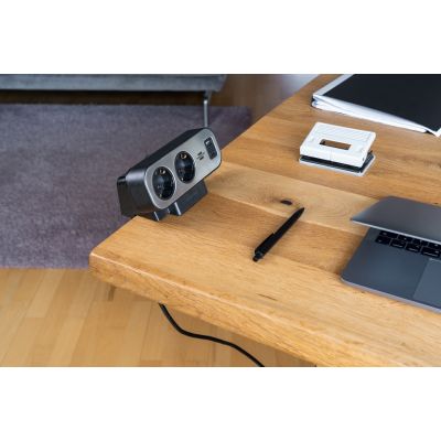 9. Brennenstuhl Duplex Gniazdo stołowe 1x USB A & C, 10x Schuko