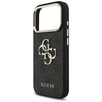 6. Etui Guess 4G Big 4G Classic Logo na iPhone 17 Pro - czarno-złote