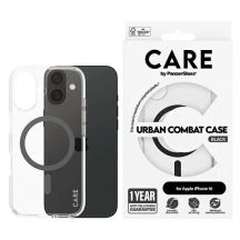 Etui CARE by PanzerGlass Flagship Case z MagSafe na iPhone 16 - czarne