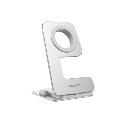 2. Uchwyt na ładowarkę indukcyjną Joyroom JR-W18 do smartwatchy - srebrny