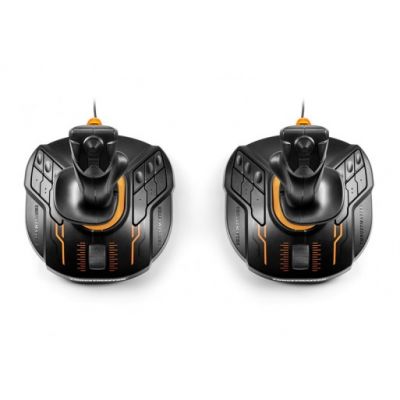 3. Thrustmaster T.16000M FCS SPACE SIM DUO Czarny, Pomarańczowy USB Joystick Analogowa/Cyfrowa PC