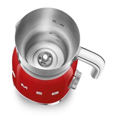 4. Spieniacz do mleka Smeg MFF11RDEU 50's Style czerwony