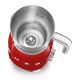 4. Spieniacz do mleka Smeg MFF11RDEU 50's Style czerwony