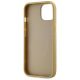 7. Etui Karl Lagerfeld Wrinkled Metal Signature na iPhone 15 - złote