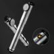 2. Pompka rowerowa Rockbros HQ-67A-L03 z manometrem - srebrna