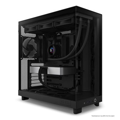 11. NZXT OBUDOWA KOMPUTEROWA NZXT OBUDOWA H6 FLOW MIDI TOWER Z OKNEM CZARNA