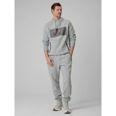 6. Bluza dresowa regular z kapturem męska 4F 4FRSS26TSWSM2975-20S
