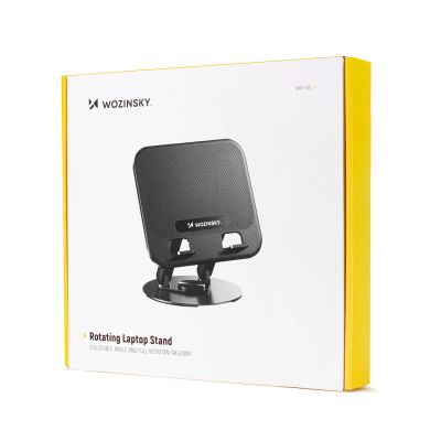 12. Podstawka Wozinsky WRS-K75 obrotowa pod laptopa tablet - czarna