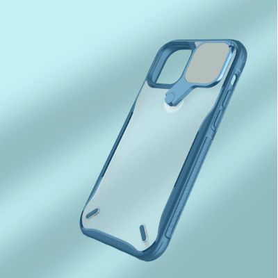 14. Nillkin Cyclops Case wytrzymałe etui z osłoną na aparat i składaną podstawką iPhone 13 Pro czarny