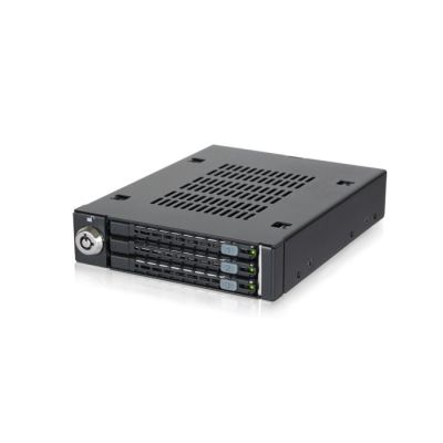 13. Icy Dock MB993SK-B panel drive bay 2,5/3,5" Panel nośny Czarny