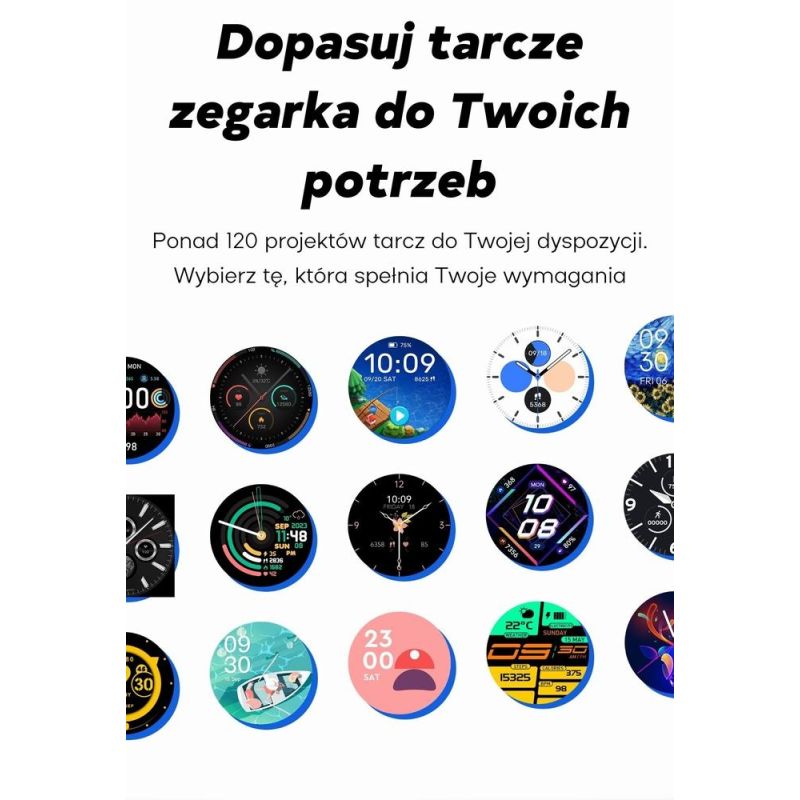 23. Smartwatch Damski GRAVITY GT12-3 Różowy Pasek Silikonowy + Bransoleta Różowe Złoto