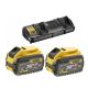 2. Zestaw flexvolt 2x9.0Ah+ład.DEWALT DCB132X2-QW