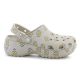 6. CROCS CLASSIC PLATFORM CLOG W FLORAL METEOR 212668-1WY