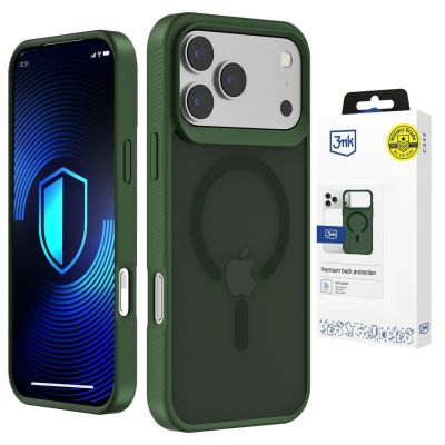Etui 3mk Smoke MagCase na iPhone 17 Pro - zielone-półprzezroczyste