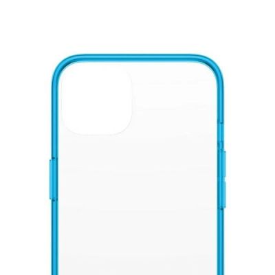 3. Etui PanzerGlass ClearCase antybakteryjne z certyfikatem Military Grade na iPhone 13 / 14 / 15 - przezroczysto-niebieskie