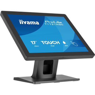 2. iiyama ProLite T1721MSC-B3 monitor komputerowy 43,2 cm (17") 1280 x 1024 px SXGA Ekran dotykowy Blad Czarny