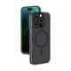 Etui silikonowe AMAZINGTHING Titan Pro Mag Case z pierścieniem magnetycznym do iPhone 16 Pro - czarne