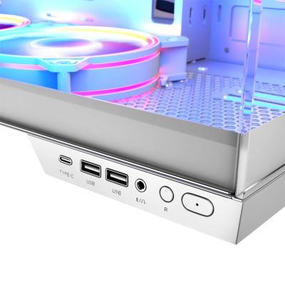 5. MODECOM OBUDOWA VOLCNO PANORAMA APEX ARGB 5F MIDI WHITE