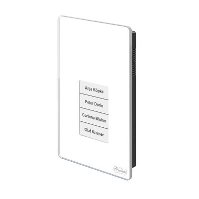 11. Terminal kontroli dostępu Auerswald TFS-Dialog 400 z czytnikiem linii papilarnych - biały