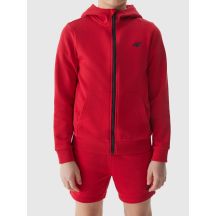 Bluza dresowa z kapturem na zamek chłopięca 4F Junior