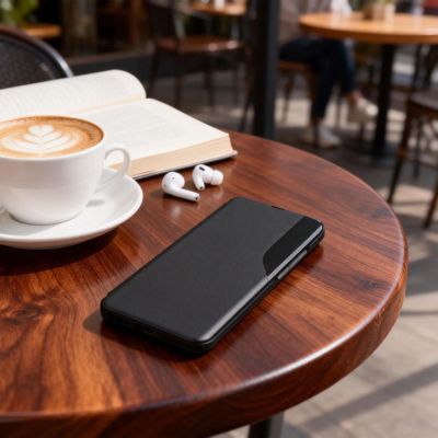 3. Etui Tech-Protect Smart View na Samsung Galaxy A57 5G - czarne
