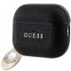 3. Etui Guess Fixed Glitter Heart Diamond Charm na AirPods Pro 2 - czarne