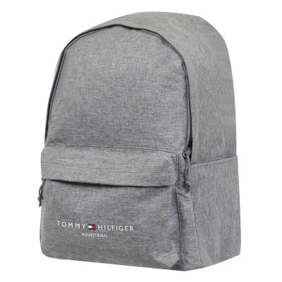 Plecak szkolny miejski Tommy Hilfiger Equestrian TH Groom Backpack 22L Szary - TH14UBAG987-027