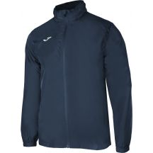 Kurtka piłkarska Joma Iris przeznaczona dla mężczyzn, przeciwdeszczowa, zapinana na zamek, posiada kaptur oraz dwie boczne kieszenie, kolor granatowy