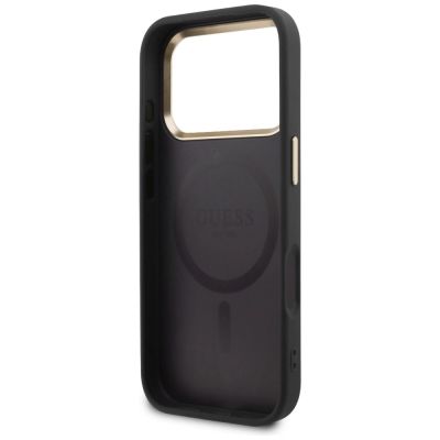 7. Etui Guess Perforated 4G MagSafe na iPhone 17 Pro Max - czarne