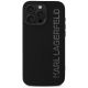 3. Etui Karl Lagerfeld HC 3D Rubber Elongated Glitter na iPhone 16 Pro - czarne