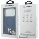 8. Etui Karl Lagerfeld IML K Head Logo MagSafe na iPhone 17 Pro Max - niebieskie