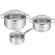 3. Zestaw garnków TEFAL Duetto+ 6 elem. G719S674