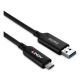 4. 10m Kabel hybrydowy USB 3.2 Gen 1 typu A do C Lindy