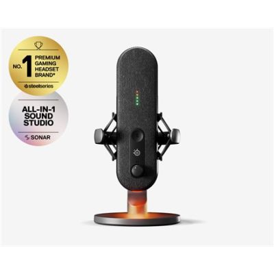 10. Steelseries ALIAS Czarny Mikrofon do komputera