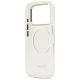 7. Etui Guess IML Script Metal MagSafe na iPhone 17 Pro Max - przezroczyste