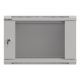 18. Szafa instalacyjna rack wisząca 19" 6U 540x350 szara drzwi przeszklone Lanberg (Flat Pack)