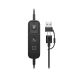 25. HP Poly Mission 425 Classic – przewodowy zestaw słuchawkowy USB stereo (opakowanie zbiorcze)