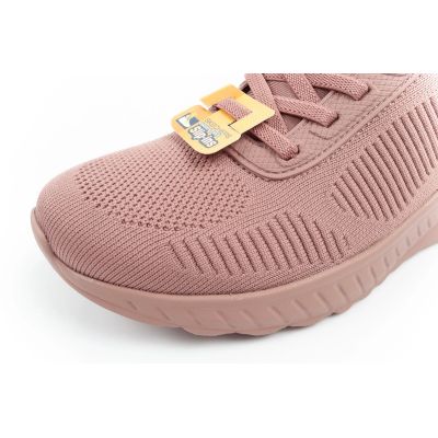 15. Skechers Bobs Squad-Chaos buty sportowe damskie wygodne SLIP-INS różowe