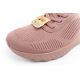15. Skechers Bobs Squad-Chaos buty sportowe damskie wygodne SLIP-INS różowe