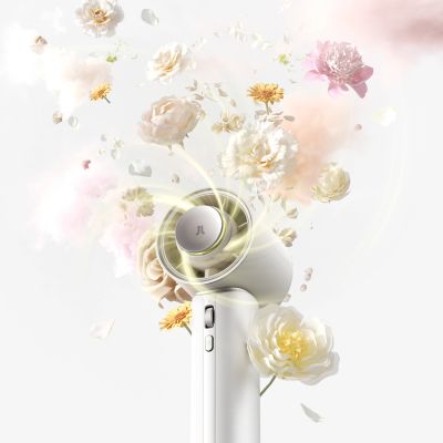11. Mini wentylator Jisulife Handheld Fan Pro1 Mini 4250 mAh USB-C przenośny wiatraczek dmuchawa - biały
