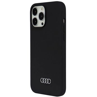 3. Etui Audi Silicone Case na iPhone 13 Pro Max - czarne