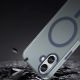 8. Etui Magnetic Abrasive na iPhone 17 kompatybilne z MagSafe - matowe niebieskie